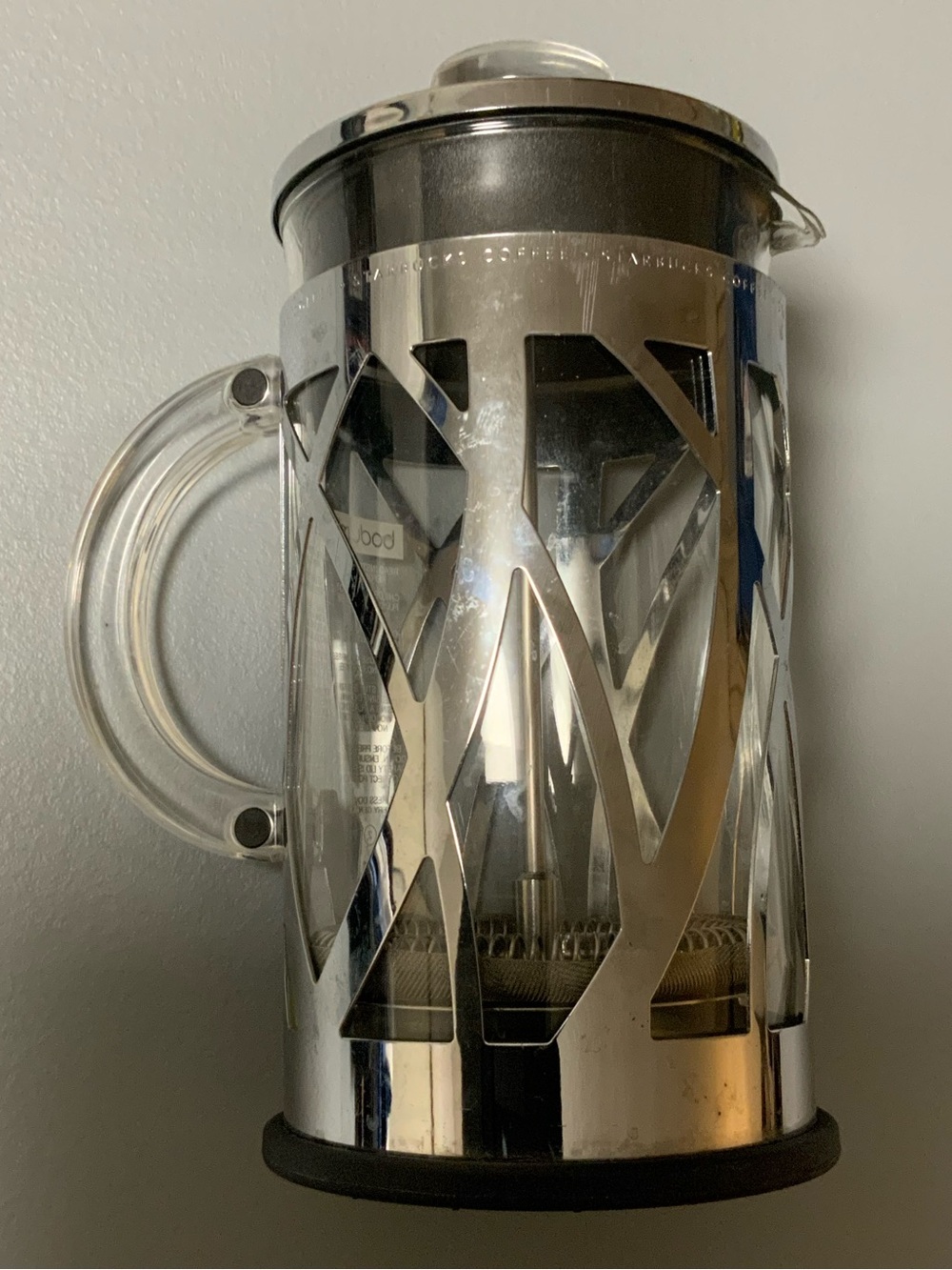 Starbucks Stainless Steel and Glass French Press Coffee Maker